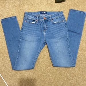 old navy skinny blue jeans
